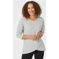 Penny Plain Women's Cross Over Hem Tunic in Beige | Size: 8-10