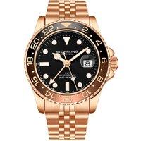 Meridian GMT Quartz 42mm Diver With Stainless Steel Deployant Buckle