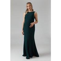 Maternity Cowl Back Fishtail Bridesmaid Maxi Dress