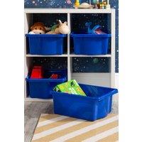 Wham Stack & Store 4x 16L Box in Blue