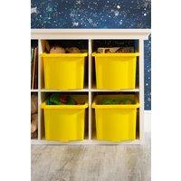Wham Stack & Store 4x 24L Box in Yellow