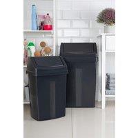 Wham Casa 2 Piece Bin Set (25L/50L Swing Bin) in Midnight