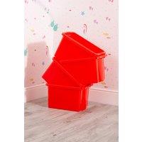 Wham Stack & Store 4x 35L Box in Red