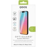 QDOS OptiGuard Glass Protect Screen Protector iPhone 14/13/13 Pro in Clear
