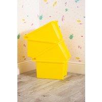 Wham Stack & Store 4x 30L Box in Yellow
