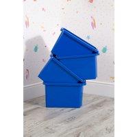 Wham Stack & Store 4x 30L Box in Blue
