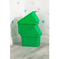 Wham Stack & Store 4x 30L Box in Green