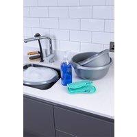 Wham Casa 3 Piece Multi-Functional Round Plastic Bowl Set in Silver