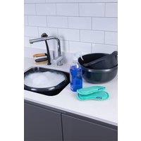 Wham Casa 3 Piece Multi-Functional Round Plastic Bowl Set in Midnight