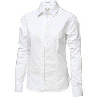 Nimbus Women's Rochester Oxford Long Sleeve Formal Shirt in Off-White | Size: XS