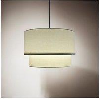 CGC Lighting 'Kimber' Cream & white Inner Two Tier Ceiling Shade