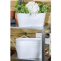 Wham Studio Set 4 30cm Oval Plastic Trough in White