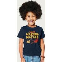 Disney The Lion King Hakuna Matata T-Shirt in Navy | Size: 3-4 Years