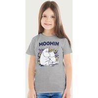 Moomin troll Snorkmaiden Block Text T-Shirt in Mid Grey | Size: 3-4 Years