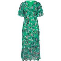 Yours Women's Wrap Maxi Dress in Green | Size: 24