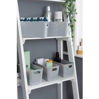 Wham Plastic Studio Basket 6.01 Rectangular in Grey