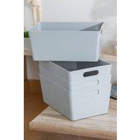 Wham Plastic Studio Basket 4.02 Rectangular in Grey