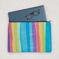 Paper High Reclaimed Plastic Rainbow 16 inch Laptop Case