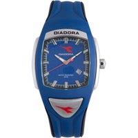 Diadora Men's Blue Watch in Silver