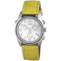 Jowissa Men's Ginebra Silver Dial Green Band Watch