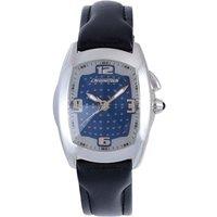 Black Band Silver Case Watch