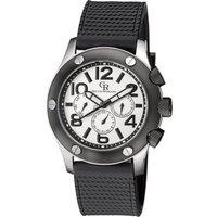 Giulio Romano Men's Black Band Silver Watch