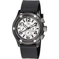Giulio Romano Men's Silver Watch in Black