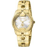 Roberto Cavalli by Franck Muller Women's Silver Dial Stainless Steel Watch in Gold
