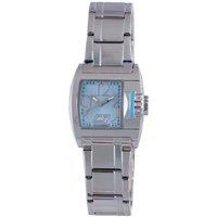 Chronotech Women's Blue Watch in Silver