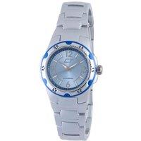 Chronotech Women's Silver Dial White Watch