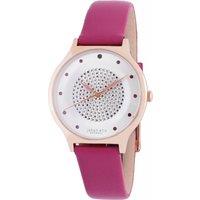 Johan Eric Women's Orstead Silver Watch in Pink