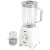 Geepas 600W Blender & Smoothie Maker - Ice Crusher, Mixer, Juicer with Grinder, White