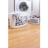 Wham Plastic 2 Piece Flexi Basket Set (8L/50L) in White