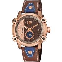 Rebel Men's Weeksville Khaki (tan) Dial Leather Watch in Tan