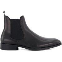 Dune London Men's 'Mandatory' Leather Chelsea Boots in Black | Size: 8