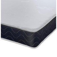 eXtreme Comfort Ltd Mars Black Border Basic Budget Stress Free Hybrid Memory Foam & Spring Mattress | Size: Single