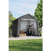8x8FT Waterproof Galvanized Tube Storage Shed with Roll-up Door
