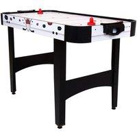 Charles Bentley 4ft Air Hockey Indoor Sports Gaming Table in White