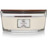 Woodwick Women's Linen Spa Ellipse Candle in White