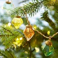 Paper High Mirai Pendent Coloured Reclaimed Glass Bauble Garland