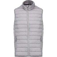 Kariban Men's Quilted Lightweight Down Bodywarmer in Silver | Size: 3XL