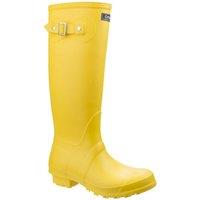 Cotswold Women's 'Sandringham' PVC Wellington Boots in Yellow | Size: 3