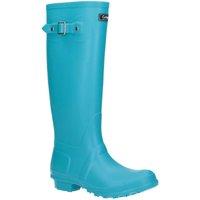 Cotswold Women's 'Sandringham' PVC Wellington Boots in Turquoise | Size: 3