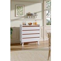 4-Tier Drawers Bedroom Chest Storage Cabinet