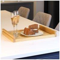 MijMoj Design Oak Serving Tray 35x40cm in Light Oak | Size: 35x40 cm