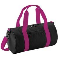 Bagbase Women's Mini Barrel Shoulder Bag in Jet Black
