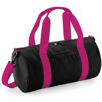 Bagbase Women's Mini Barrel Shoulder Bag Pack of 2 in Jet Black