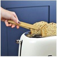 MijMoj Design 16cm Oak Toaster Tongs / in Light Oak