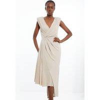 OOTO Premium Viscose Jersey Draped Maxi Dress