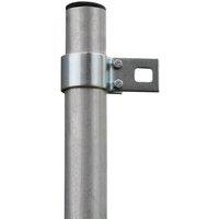 Primrose Galvanised Shade Sail Pole With Bracket Clamp 3m in Silver
